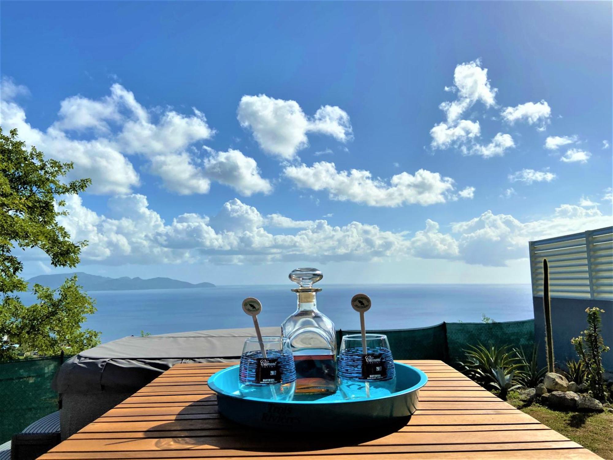 Bungalow Palbea Superieur Avec Spa Et Vue Mer Schoelcher Dış mekan fotoğraf